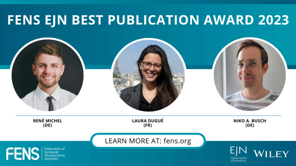 Laura Dugué wins the EJN Best Publication Award 2023